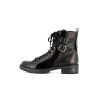 Bottine noir en cuir Amande